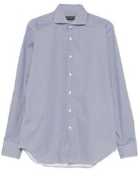 Dell'Oglio - Buttoned Patterned Shirt - Lyst