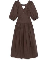 Twinset - Poplin Midi Dress - Lyst