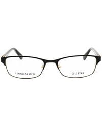 Guess - Rectangle-Frame Glasses - Lyst