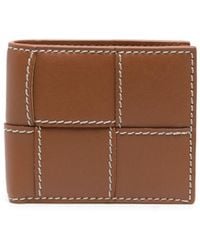 Bottega Veneta - Cassette Intreccio Leather Wallet - Men's - Calf Leather - Lyst
