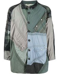 By Walid - Patchwork Cotton Shirt - Lyst