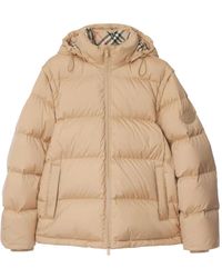 Burberry - Detachable Sleeve Puffer Jacket - Lyst