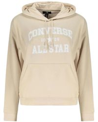 Converse - Logo-Print Drawstring Hoodie - Lyst