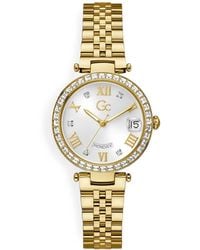 Guess - Montre Gc Flair À Cristaux Format Moyen - Lyst