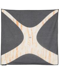 Y-3 - Abstract-print Scarf - Lyst