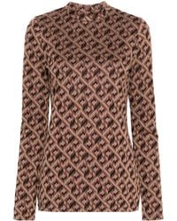 Diane von Furstenberg - Birdie Printed Top - Lyst