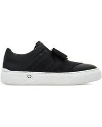 Ferragamo - Slip On Sneakers With Maxi Bow Detail - Lyst