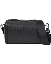 KARL LAGERFELD - Mini K/Loom Leather Barrel Bag - Lyst