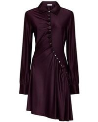 Rabanne - Robe Courte À Fermeture À Boutons Pression - Lyst