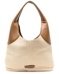 THEMOIRÈ - Ninfa Straw Shoulder Bag - Lyst