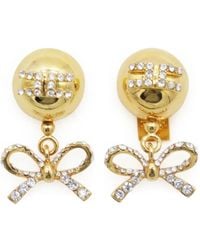 Elisabetta Franchi - Drop Earrings - Lyst