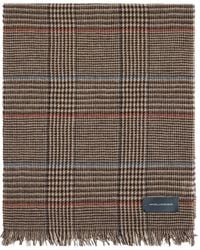 Piquadro - Houndstooth-Pattern Frayed Scarf - Lyst