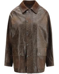 Valstar - Flap-Pocket Leather Jacket - Lyst