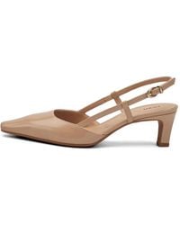 Frau - Semi-Polished Leather Slingbacks - Lyst