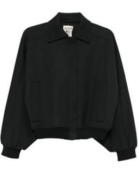 Semicouture - Veste Bomber À Manches Bouffantes - Lyst
