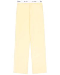 Sporty & Rich - Logo Waistband Pyjama Bottom - Lyst