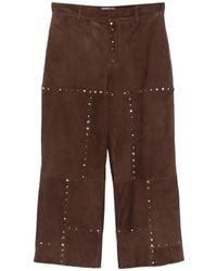 Moschino - Studded Panel Trousers - Lyst