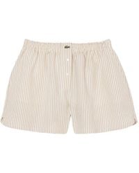 Lacoste - Striped Shorts - Lyst