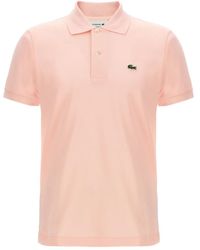 Lacoste - Logo-Detail Polo Shirt - Lyst