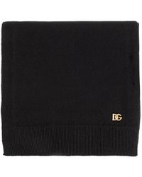 Dolce & Gabbana - Écharpe À Logo En Cachemire - Lyst