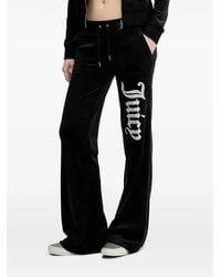 Juicy Couture - Layla Crystal-Embellished Trousers - Lyst