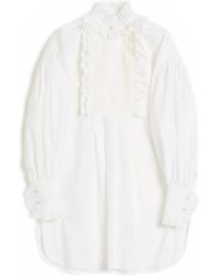 Valentino Garavani - Mini Ruffle-Detail Dress - Lyst