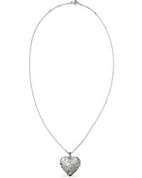 PUCCI - Heart Mirror Pendant Necklace - Lyst