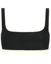 Bondi Born - Hayden Contrast-Trim Bikini Top - Lyst