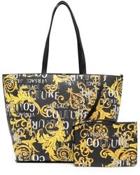 Versace - Logo-print Tote Bag - Lyst