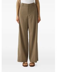 PT Torino - Wide-Leg Elasticated-Waist Trousers - Lyst