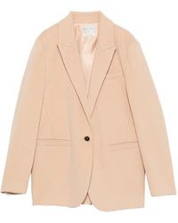 forte_forte - Single-Breasted Peak-Lapels Blazer - Lyst