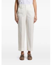 Peserico - Cuffed Trousers - Lyst