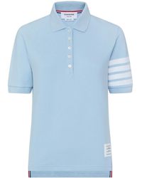 Thom Browne - 4-Bar Piqué-Weave Polo Shirt - Lyst