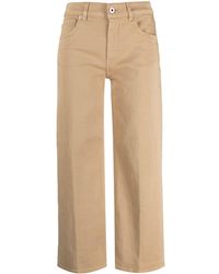 Dondup Weite Cropped-Jeans - Natur