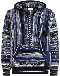 Laneus - Jacquard Boxy-Fit Hoodie - Lyst