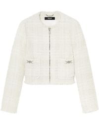 Versace - Cotton Cardigan Jacket - Lyst
