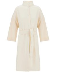 Herno - Resort Belted Turtleneck Cardigan - Lyst
