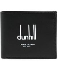 Dunhill - Portemonnaie mit Logo-Print - Lyst