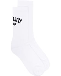 Carhartt - Logo Intarsia-knit Cotton-blend Socks - Lyst