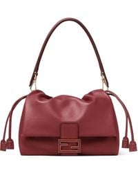 Fendi - Baguette Soft Medium Nappa Leather Bag - Lyst