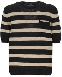 Hōsio - Striped Short-Sleeve T-Shirt - Lyst