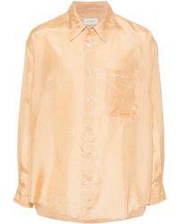 Lemaire - Satin Silk Shirt - Lyst