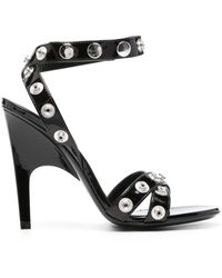 The Attico - Cosmo 105mm Faux-leather Sandals - Lyst