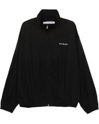 Acne Studios - Embroidered Logo Zip-Up Jacket - Lyst
