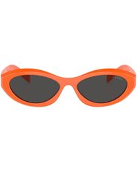 Prada - Lunettes De Soleil À Monture Papillon - Lyst