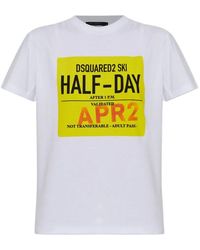 DSquared² - Graphic-Print T-Shirt - Lyst