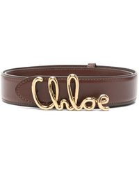 Chloé - Chloé Iconic Ledergürtel - Lyst