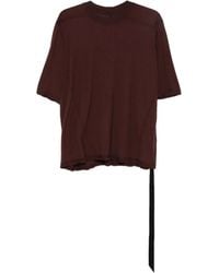 Rick Owens - Short-Sleeve Strap-Detail T-Shirt - Lyst