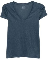 Majestic Filatures - T-Shirt Mit V-Ausschnitt - Lyst
