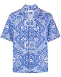 Moncler - Overhemd Met Paisley-print - Lyst
